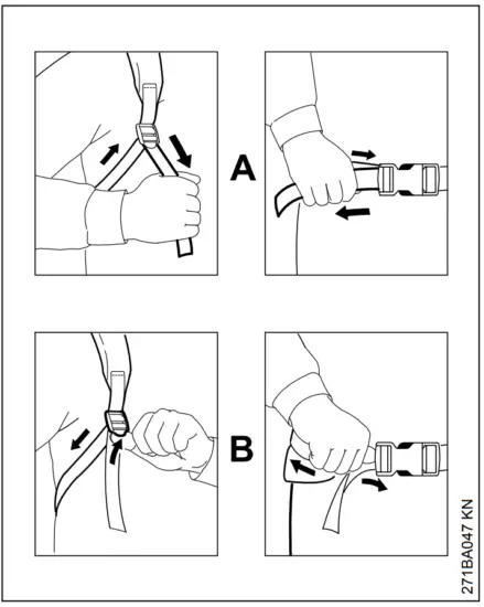 STIHL SG 51 Backpack Manual Sprayer - straps downward