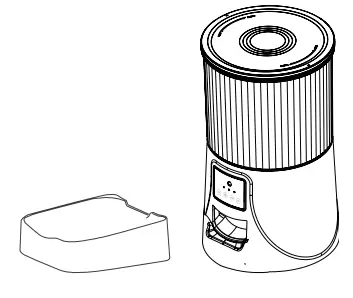 DUDU PET DU4LB VY Automatic Pet Feeder-fig3