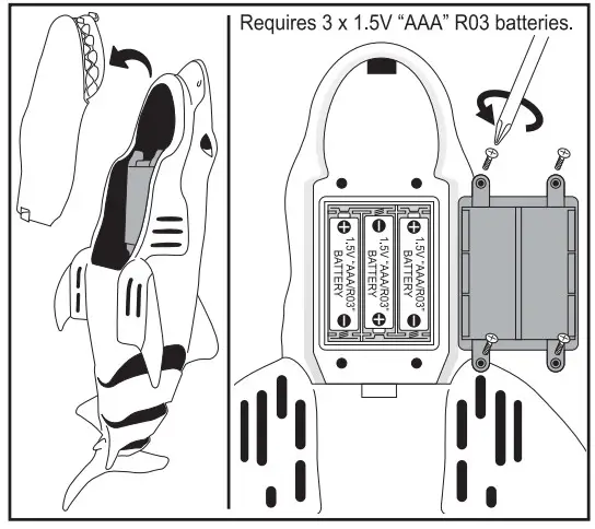 Boley 76155 RC Shark Remote Control Toy - REMOTE CONTROL SHARK