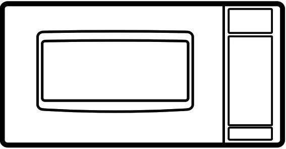 Midea EM925A2GK P0RA Microwave Oven - stainless steel surfaces