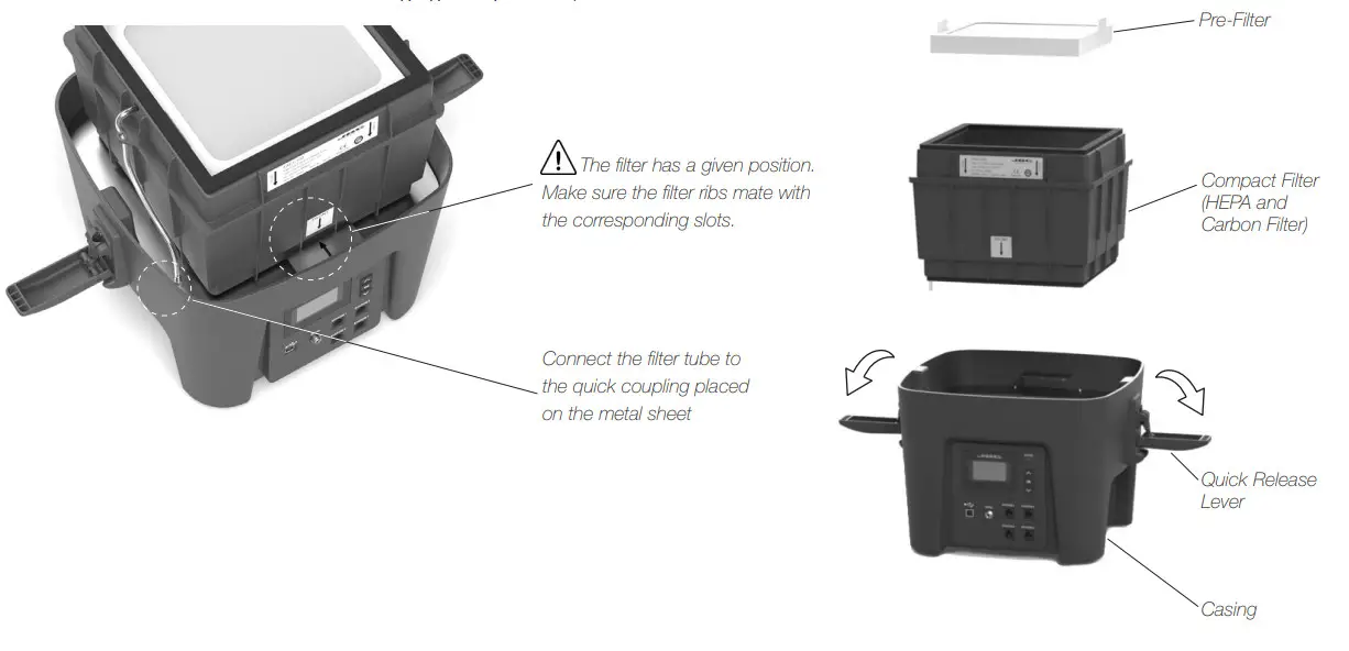 JBC FAE1-1B FAE1 Fume Extractor for 1 Workbench - figure 16