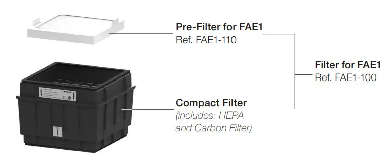 JBC FAE1-1B FAE1 Fume Extractor for 1 Workbench - figure 18