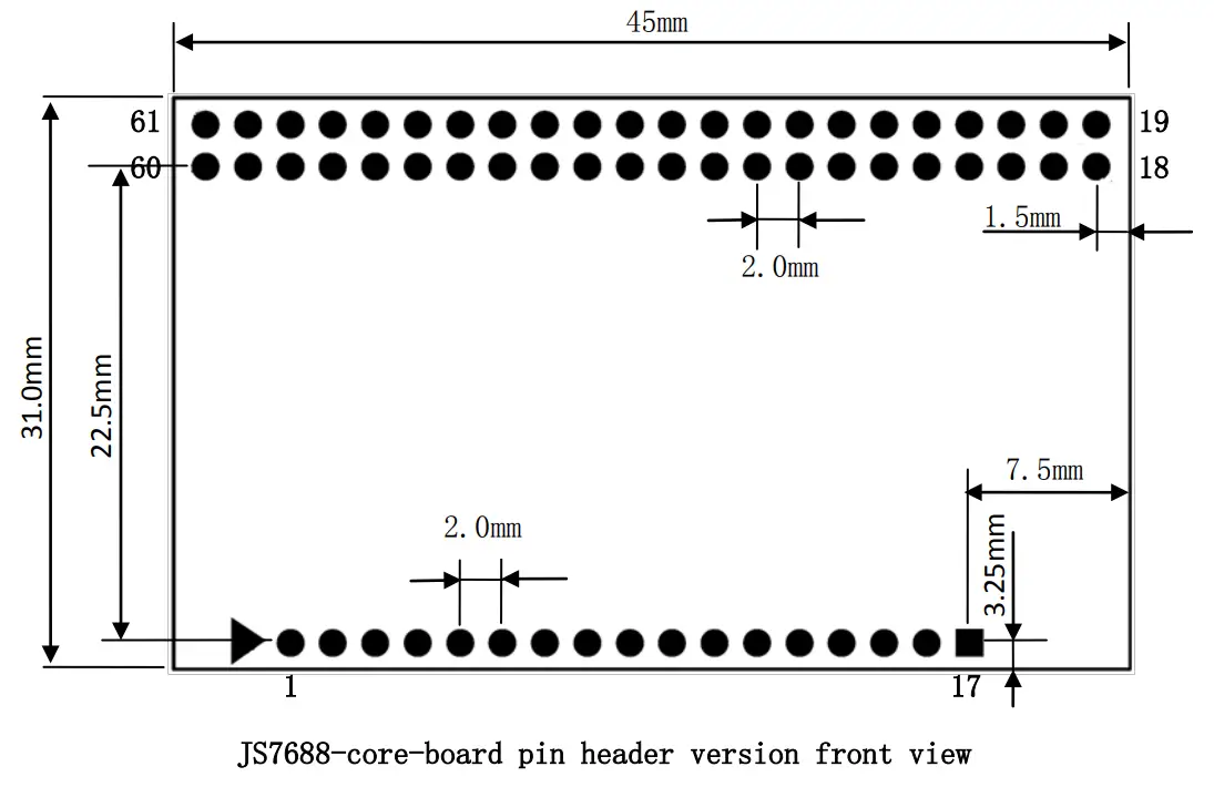 Jotale JS7688 Core Board Module - fig1