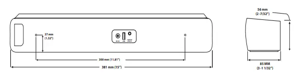 ZVOX AV120 AccuVoice TV Speaker fig 2