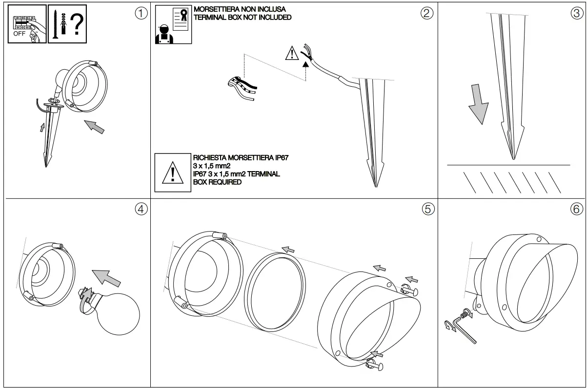 Ideal Lux TERRA PR BIG Garden lights - fig4
