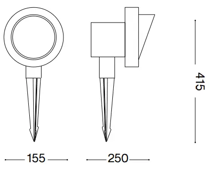 Ideal Lux TERRA PR BIG Garden lights