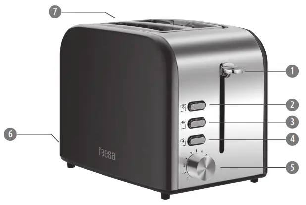 teesa TSA3300 Toaster - overview
