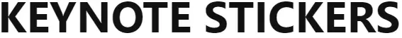 KEYNOTE STICKERS LOGO