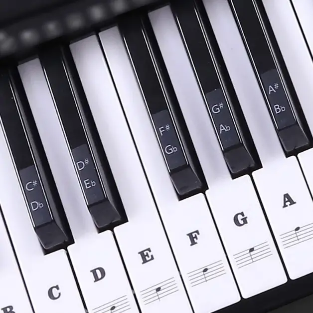 Tronios KEYNOTE STICKERS Suitable for your electronic keyboard