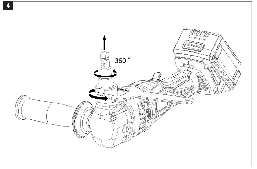 MEEC TOOLS 012589 18V Nibbler Instruction fig 4