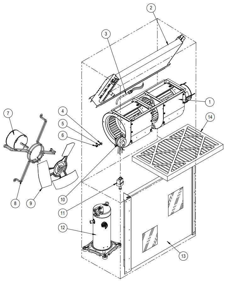 Bard-W18LB-A-Wall-Mounted-Packaged-Air-Conditioner-fig-2
