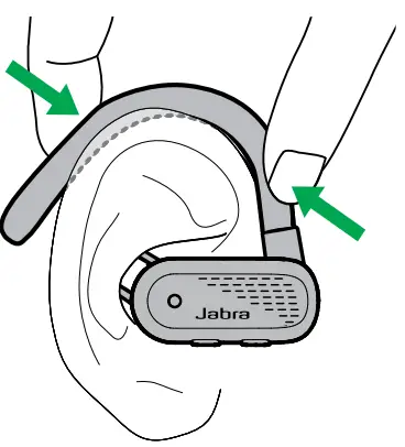 Jabra Wireless Headphones - before wearing