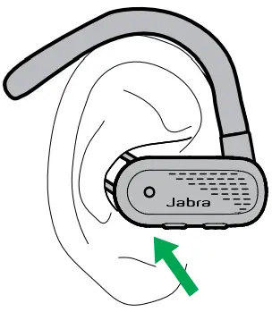 Jabra Wireless Headphones - illustrated