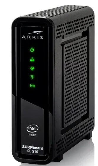 Image of Front View of Modem