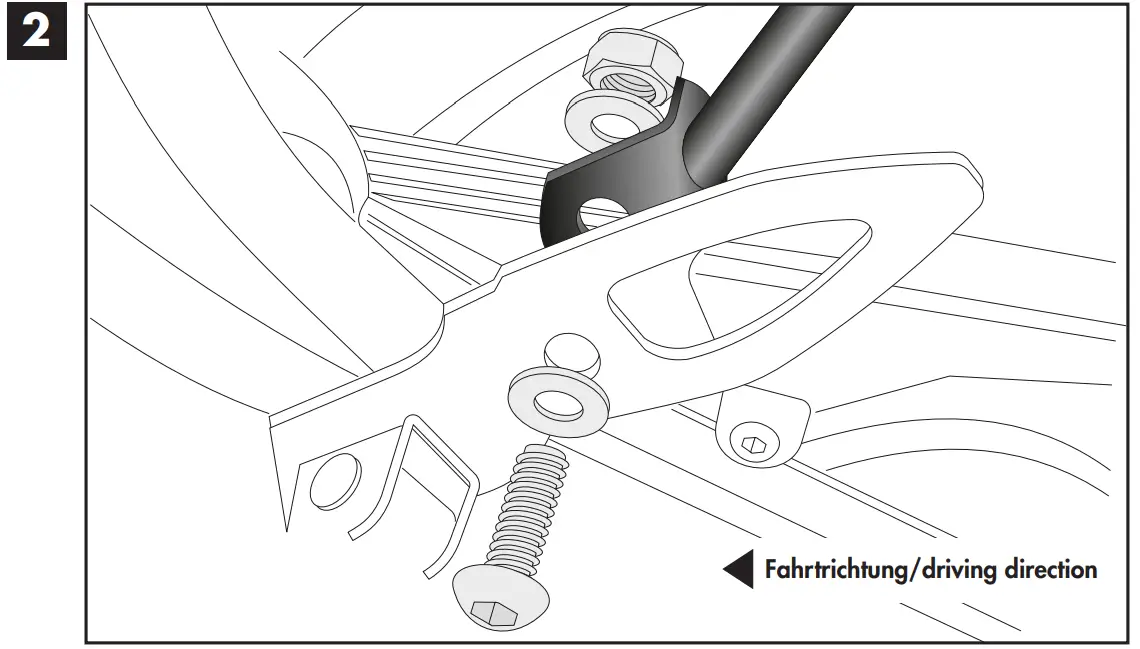 6304575 00 01 C-Bow Sidecarrier for Yamaha Installation Instruction
