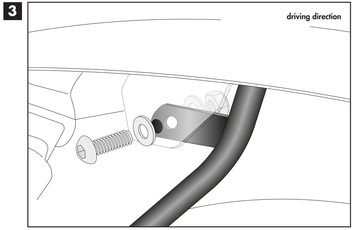 6304575 00 01 C-Bow Sidecarrier for Yamaha Installation Instruction