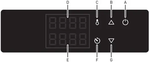 HENDI Deep Fryer-control pane
