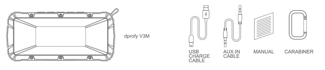 dprofy V3M Magnetic Wireless Golf Speaker - contion