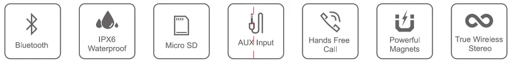 dprofy V3M Magnetic Wireless Golf Speaker - function