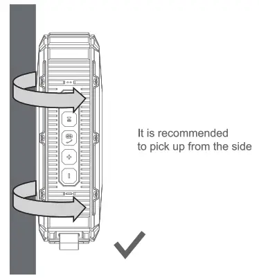 dprofy V3M Magnetic Wireless Golf Speaker - warning 1