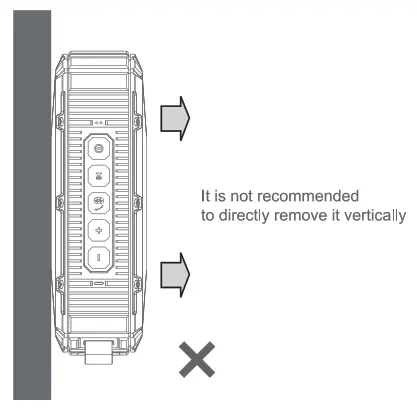 dprofy V3M Magnetic Wireless Golf Speaker - warning 2