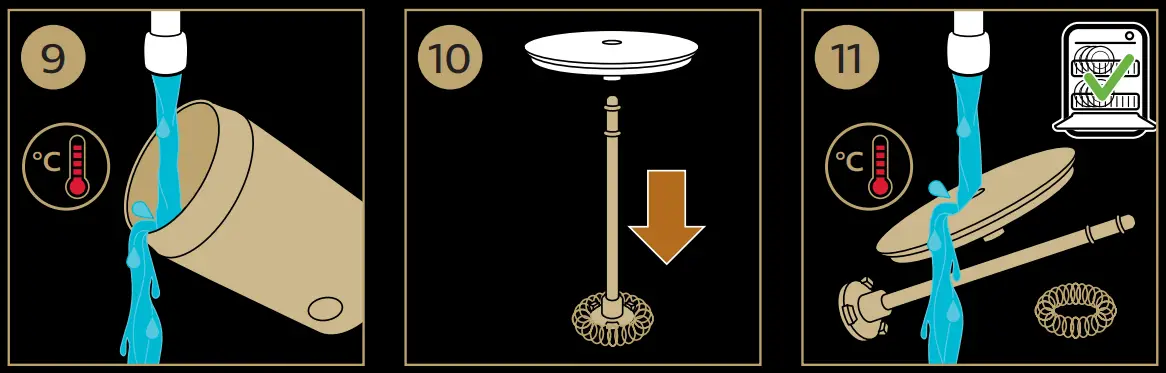 Cleaning instructoin