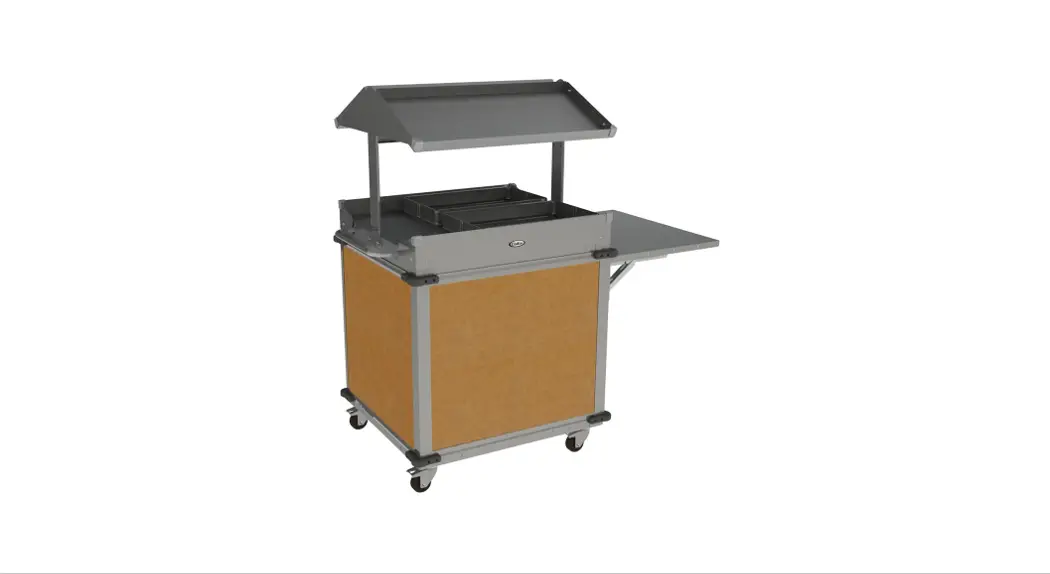Cadco Cbc-gg-b2-l1 Standard Mobile Grab And Go Karts With Laminate Or Stainless Panels User Manual