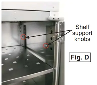 Cadco CBC-GG-B2-L1 Standard Mobile Grab and Go Karts with Laminate or Stainless Panels - fig 4