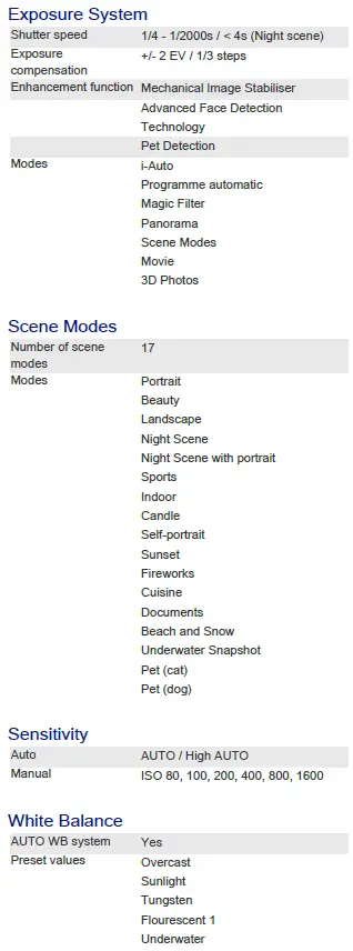 OLYMPUS TG-310 Silver Tough 14 MP Digital Camera 02