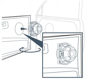 Option 1 - Trim installation