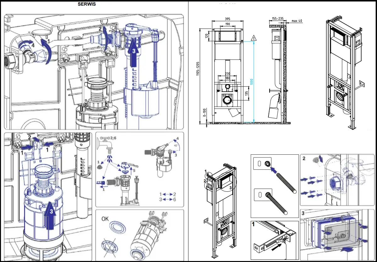 cersanit 6 791 201 Pro S IN MZ LINK PRO P BU MOV Toilet - fig 1