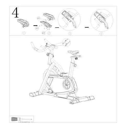 SZ S5000-Indoor-Cycle-Fitness-Fiets-06