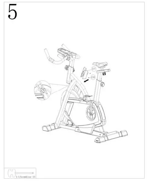 SZ S5000-Indoor-Cycle-Fitness-Fiets-07