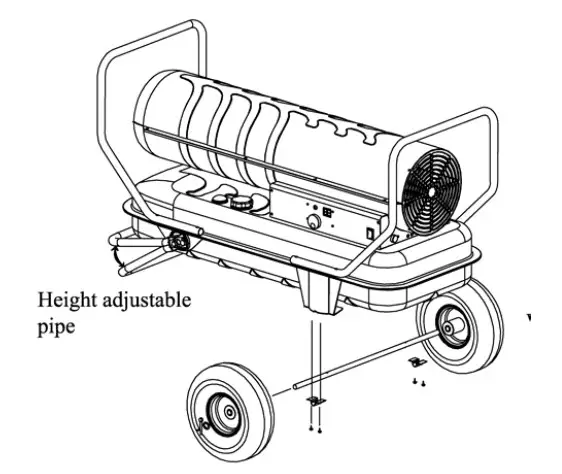 SIP INDUSTRIAL 09560 Fireball 50XD Diesel Space Heater - Figure 7