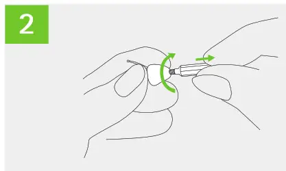 PHONAK ActiveVent Receiver - How to replace the wax filter 2