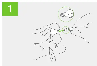 PHONAK ActiveVent Receiver - How to replace the wax filter