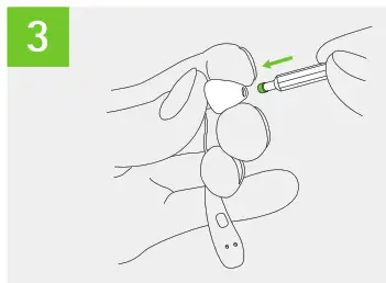 PHONAK ActiveVent Receiver - Insert a new wax filter 3
