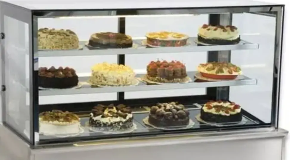 Adexa Cw371 Cake Counter 530 Litres 3 Shelves Instruction Manual