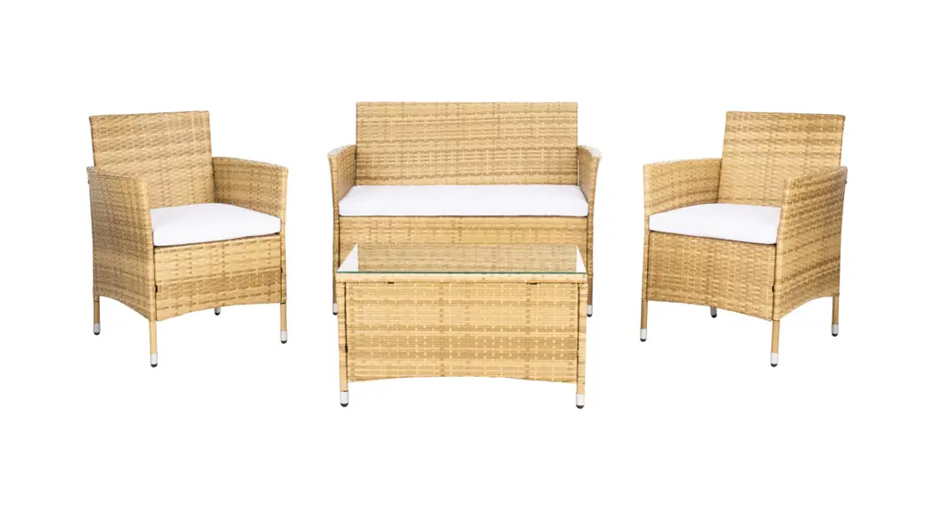 Shangri-la Slredotdnba/slredotdbba Redmond 4 Piece Outdoor Furniture Lounge Set User Guide
