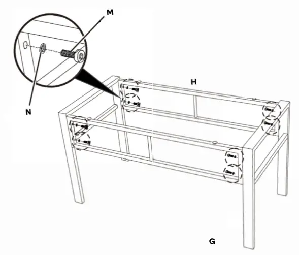 SHANGRI-LA SLREDOTDNBASLREDOTDBBA Redmond 4 Piece Outdoor Furniture Lounge Set - ASSEMBLY-10