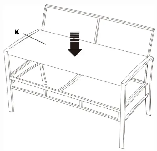 SHANGRI-LA SLREDOTDNBASLREDOTDBBA Redmond 4 Piece Outdoor Furniture Lounge Set - ASSEMBLY-8