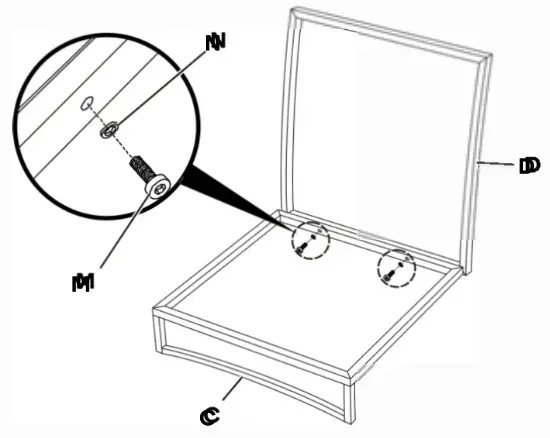 SHANGRI-LA SLREDOTDNBASLREDOTDBBA Redmond 4 Piece Outdoor Furniture Lounge Set - ASSEMBLY