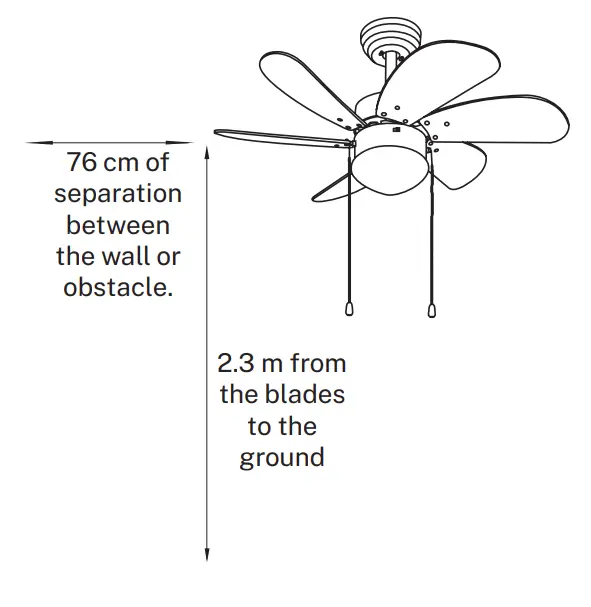 CREATE WINDLIGHT EASY SilentCeiling Fan -Concrete ceiling