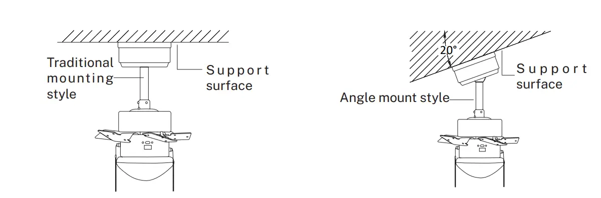 CREATE WINDLIGHT EASY SilentCeiling Fan -Concrete ceiling