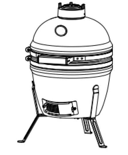 Livoo DOC283 KAMADO Ceramic Barbecue 7