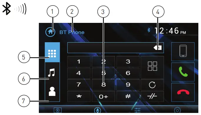 JENSEN CR271ML 7” Capacitive Touch Screen Multimedia Mechless - Bluetooth Operation