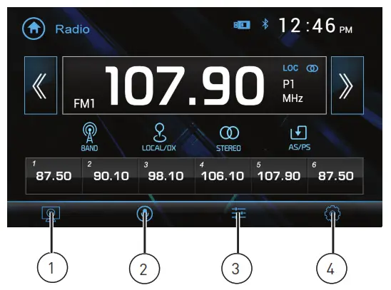 JENSEN CR271ML 7” Capacitive Touch Screen Multimedia Mechless - On Screen Controls