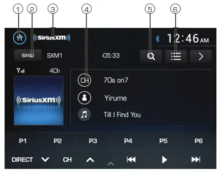 JENSEN CR271ML 7” Capacitive Touch Screen Multimedia Mechless - SiriusXM Satellite Radio Operation 2