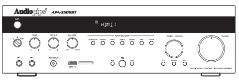 Audiopipe APA 3500BT 3500W Audio Video Amplifier Receiver - caniktion