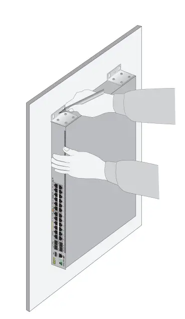 To install the switch on a wall